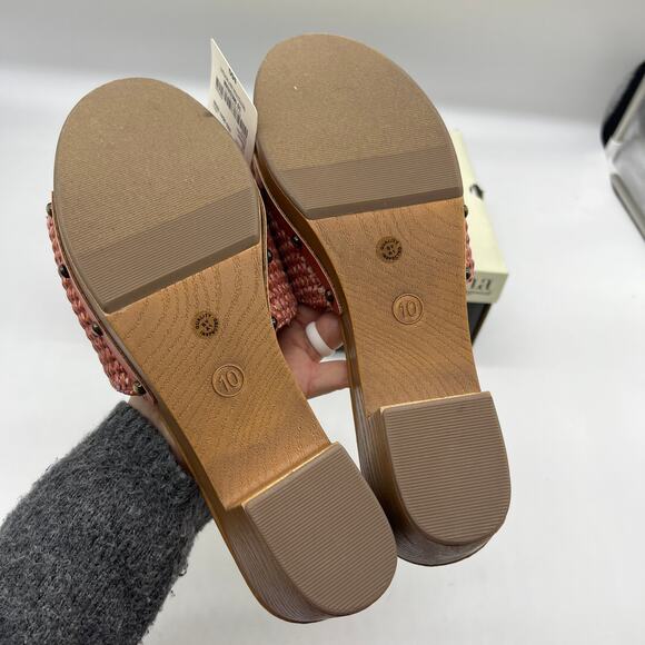 a.n.a Womens Robinson Heeled Sandals Terracotta Pink Size 10M - Picture 5 of 12